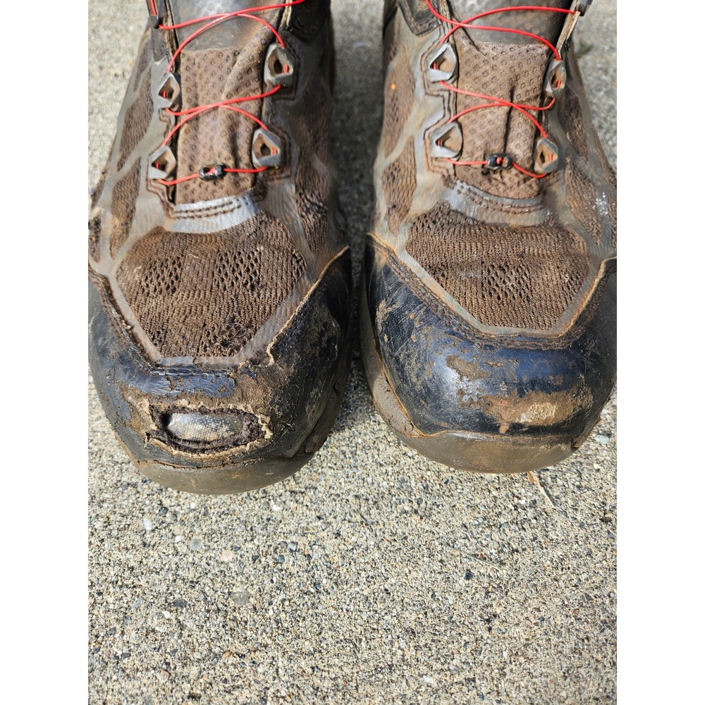Red Wing CoolTech Athletics 6343 BOA Safety Toe Work Shoes Mens 13 D Black Red - Picture 4 of 9